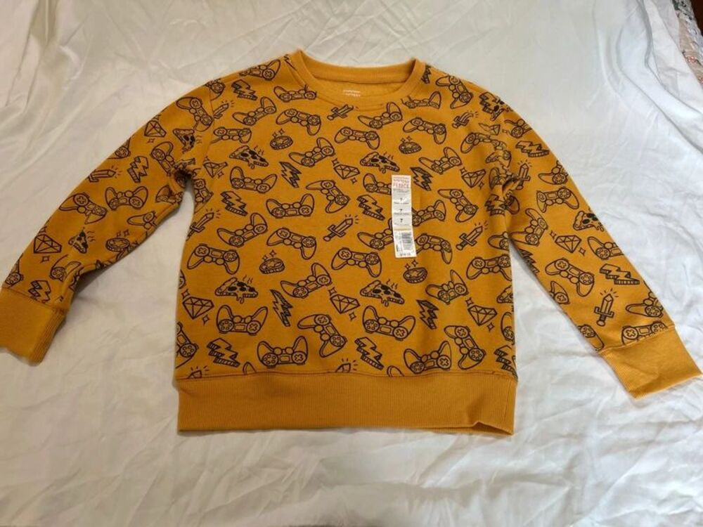 Jumping Beans Size 7 Fleece Crew